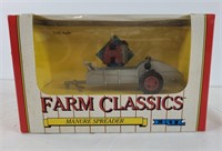 Vintage ERTL Farm Classics diecast manure spreader