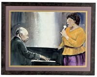 Harmon Montgomery- Ella Fitzerald Jazz Painting