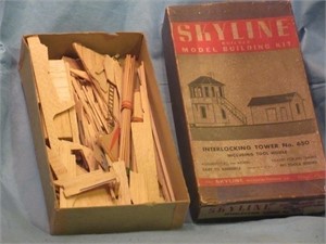 Vintage SkyLine HO Scale Interlocking Tower Kit