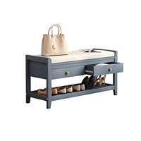 HOMEFORT Shoe Storage Bench with Cushioned Seat,
