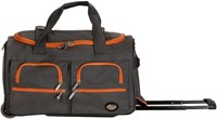 $80 Rockland Rolling Duffel Bag Charcoal BIG 30in