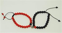 New Beaded Bracelets with Magnetic Heart