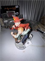 NORMAN ROCKWELL BISQUE  STATUE