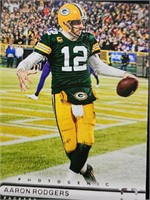 Two 2022 Aaron Rodgers Chronicles Panini Cards