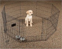 Pet Exercise Pen with Stakes 57" Across x 24" H