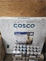 cosco 5pc vinyl table & chair set