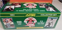 E4) Factory sealed 1991 score baseball collector