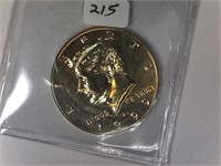 1999-D Gold Plated Kennedy Half Dollar