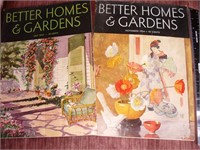1930's Better Homes & Gardens Magazines