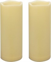 2 Pack Waterproof Outdoor Flameless Candles with