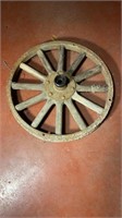 Wood Spoke Wheel W/ Hub 20.5 inch Diameter