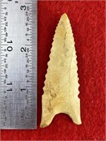 Dalton    Indian Artifact Arrowhead