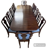 Cherry Queen Anne Dining Room Set