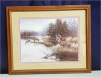 Whitetail Deer Art Print, by Julie Crocker