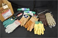 Paracord, work gloves, flash lights & Other tools