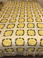 Crocheted Double Bedspread
