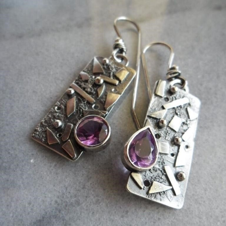 Boho Drop Dangle Earring 925 Silver Plated