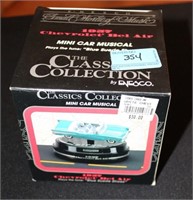 1957 CHEVY BEL-AIRE MUSIC BOX BY ENESCO