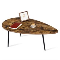 Entrintou Modern Oval Small Coffee Table, Mid Cen