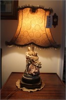 French Figure Table Lamp