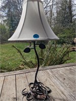 Small decorative plant lamp with shade (Back