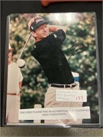 (2) Autographed Golf Photos- Betsy King, B. Faxon