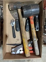 Rubber Hammer, Ballpeen Hammer, 5 Putty Knives