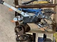 UNUSED Come-A-Long, Bolt Cutter &