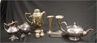Quantity of silver plated goods