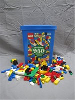Vintage Lego Bucket Filled W/Assorted Legos