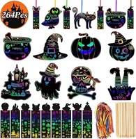 Halloween Crafts Kit for Kids  264PCS Kids Scratch