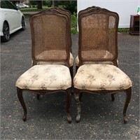 4 Cane Back Chairs