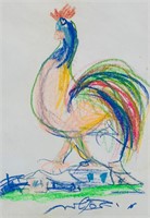 Moshe Bernstein - Original Drawing on paper  "Roos