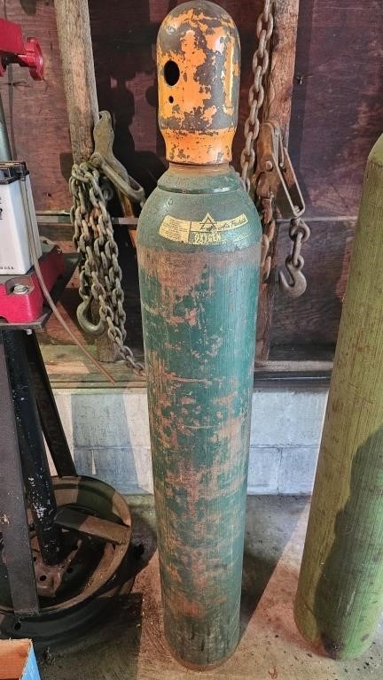 Vintage Welding use Gas Tank for O2 delivery
