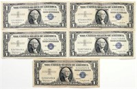 1957B $1 Silver Certificate (5)