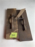 1’x 4” Iron presses with handles