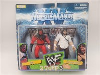 Jakks Wrestle Mania 2 Tuff 3 Kane vs Mankind