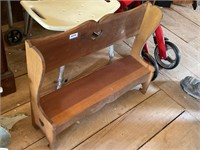 doll bench 2 ft long wood