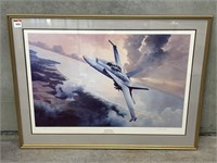 RAAF Hornet Print In Frame - 1040 x 780