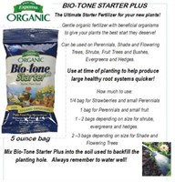 10 Bio-Tone Starter Organic Fertilizer- 5 oz Pack