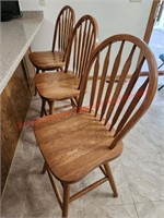 3 Barstool Chairs
