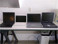 Macbook, IBM, HP and Toshiba laptops