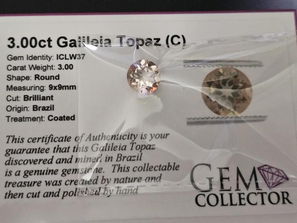 3.00ct Gailleia Topaz