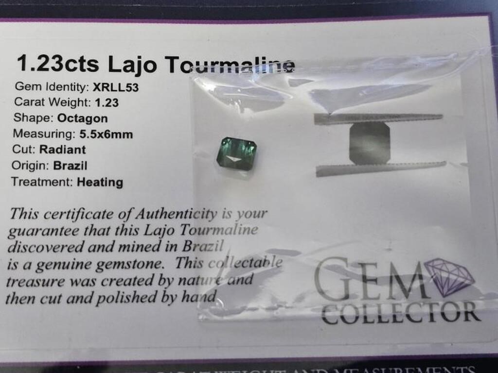 1.23ct Lajo Tourmaline