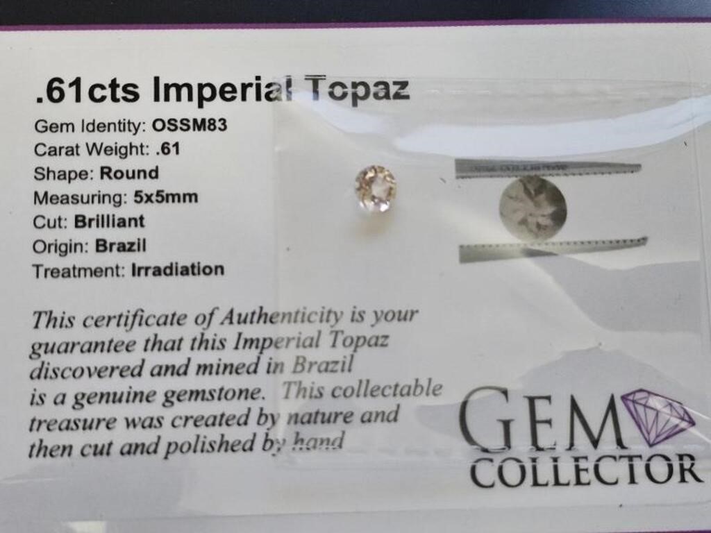 .61ct Imperial Topaz