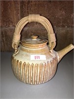 Ceramic Embossed Handmade Japanese tea Kettle