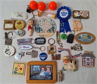 Advertising Keychains, Button Pins, Magnets