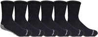Non-Skid Slipper Black Socks