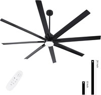YUHAO 72in Ceiling Fan with Light  Remote