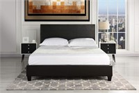 Casa Andrea Milano Faux Leather Bed Frame Twin